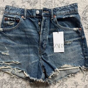 Zara High Rise Women's Jean Shorts